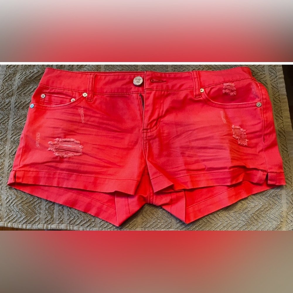 Girls Indigo Rein Shorts | Size 9 | Red Shorts